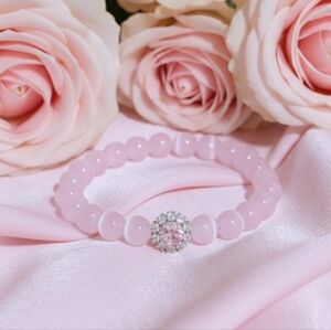 Pink Selenite Bracelet